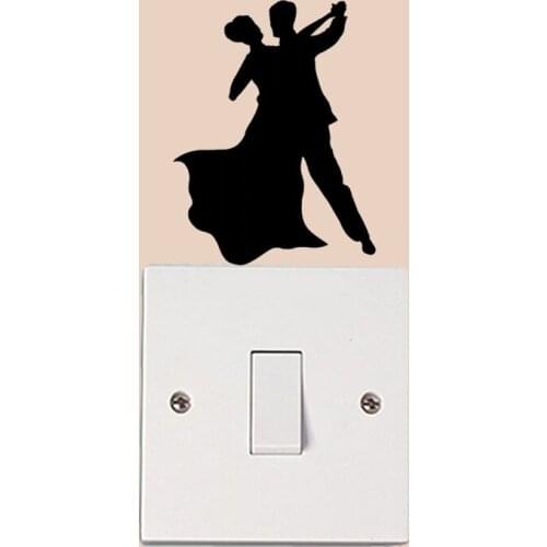 Dancer Fashion Bedroom Vinyl Wall Sticker Home Decor Switch Decal 6SS0332