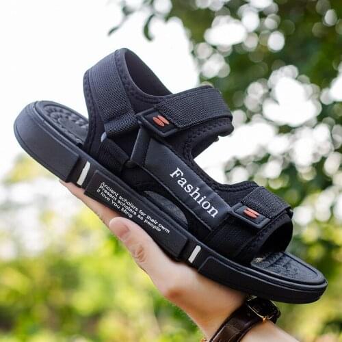 New Casual Men Sandals Summer Shoes Sandal Mens Sandles Outdoor Breathable Comfort Slip on Open Shoes Sandalias Beach Sandals