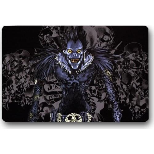 Death Note Doormat Floor Mat Anti-slip Water Absorption Carpet Kitchen Mat Door Mat Custom Toilet Rug Bathmat