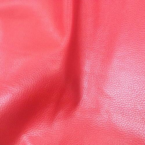 Genuine Red Cow skin Leather Fabric for furniture/Sofa/luggage/shoes,Free Shipping