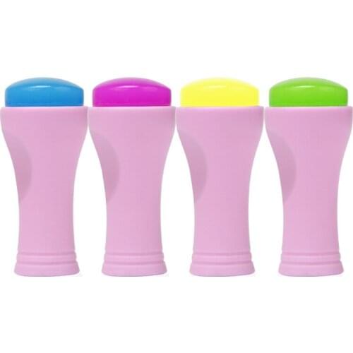 Wholesale Nail Art Stamp Pattern Printing Manicure Stamper fluorescent Jelly ultra soft silicone multi-color optional 500sets