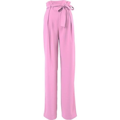 Fall Ballroom Dance Pants For Lady Pink Latin Practice Wear Stage Costume Tap Dance Wear Dance Outfits Designer Clothes JL2205