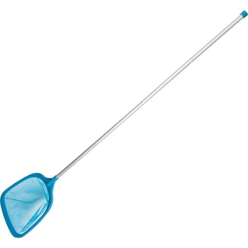 Professional Swimming Pool Leaf Skimmer Net 48 Inch Long Handle Salvage Net Cleaning Mesh Leaf Catcher Cleaner Pool Accessories