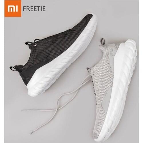 Xiaomi Youpin Freetie Sports Sneakers City Running Shoese Sneakers Plus Size Mens Lightweight Breathable Knitting Sport Shoes