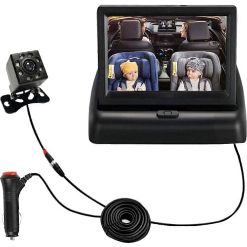 Baby Monitor with Camera LCD Screen Kids Babies Chilldren Monitor Night Vision Video Camera Surveillance for Car