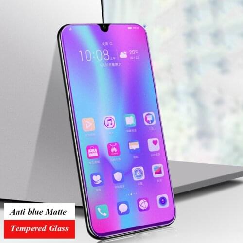 9H Screen Protector for Honor 9X Pro 9A 9X Lite Anti Blue Matte Tempered Glass for Honor X10 Max X10Max Anti Fingerprint Glass