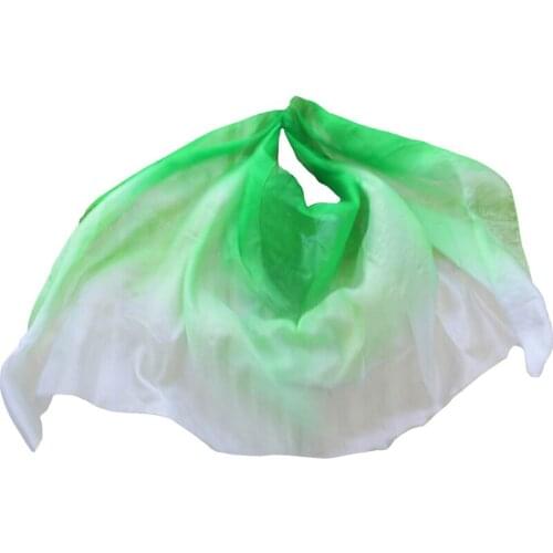 100% Real Silk Veils Shawl Women Scarf Costume Accessory Belly Dance Veils Handmade Dyed Silk Belly Dance Veil can be Customized