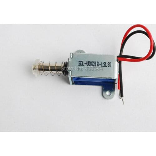 5pcs 3V-12V DC Miniature DC solenoid pull (suction) small electromagnet with spring Micro DC solenoid