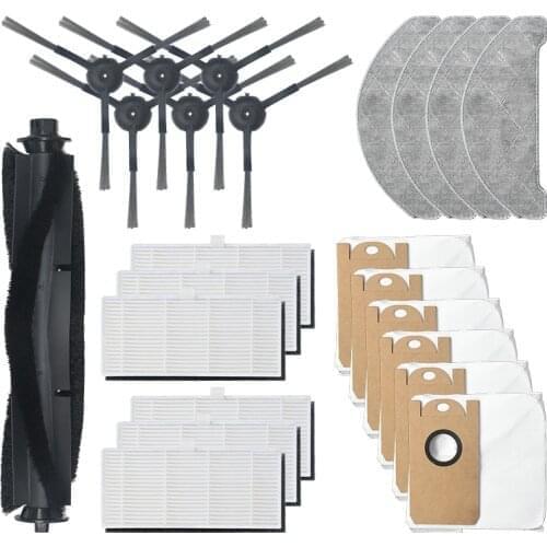 AD-23Pcs Replaceble Side Brush Roll Brush Filter Accessories Set Parts for S9 Vacuum Cleaner Sweeper Replace for Home