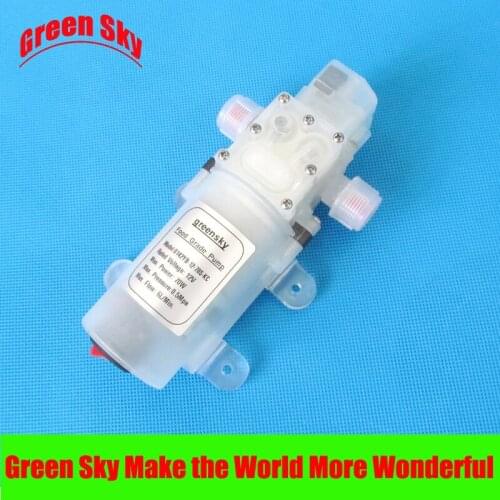 6L/Min 70W 12V automatic pressure switch type with on/off button and dc jack food water pump