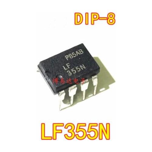 Free Shipping 50pcs LF355 LF355N DIP-8