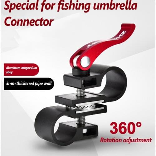 Holder Fixed Clip Brackets Mount Accessories Outdoors Install Aluminum Alloy Universal Clamp Fishing Chair Umbrella Stand X480G