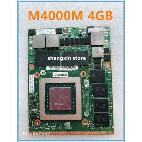 M4000M M4000 Viedo Graphic N16E-Q3-A1 4GB DDR5 for HP Zbook17 G3 G4 DELL M7710 M7720