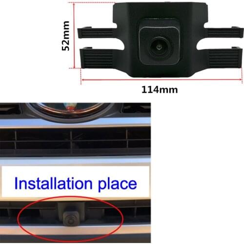 HD Car Front View Parking Night Vision Positive Waterproof Logo Camera For Toyota Highlander Kluger XU50 Facelift 2018 2019 2020