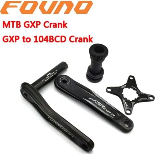 Fovno GXP Bicycle Crank Mountain Bike Crankset Aluminum Bicycle Crank Aluminum MTB Bike Crank Bicycle Parts