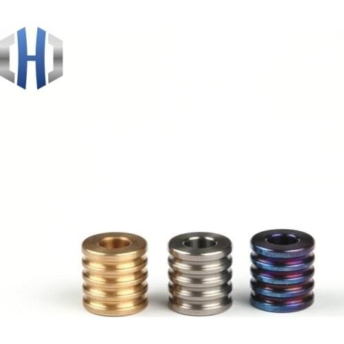 Pure Titanium Pendant Brass Pendant Backpack Knife Pendant Titanium Pendant Lanyard Titanium Alloy Copper EDC Knife Beads