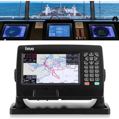 7in Boat Chart Plotter Marine Navigation BDS/GPS IPX6 Waterproof Dustproof AIS Alarming