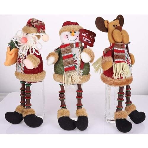 Christmas Decoration Santa Claus Snowman Moose Desktop Decoration Ornaments Christmas Decoration