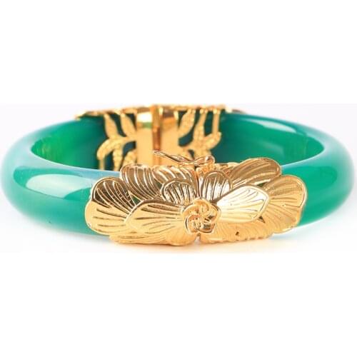 Certified (Grade A)100% Natural Green Jadeite JADE Bracelet Women Bangle for Women