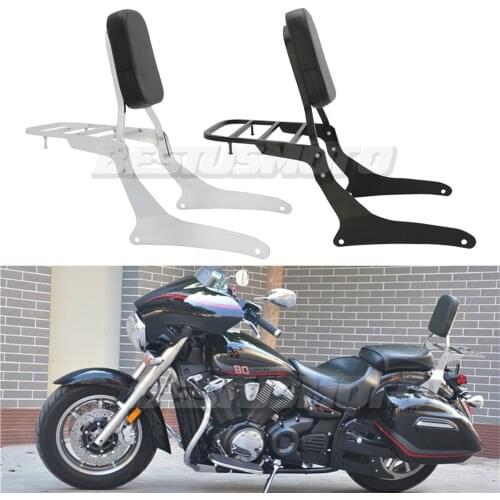 Motorcycle Backrest Sissy Bar Luggage Rack For Yamaha V-Star XVS950 XVS950CT 2009-2016 XVS1300 XVS1300A Midnight 2007-2015