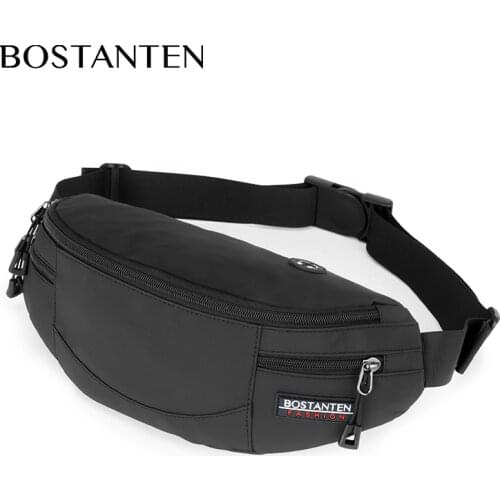 BOSTANTEN Messenger Bag Male Multi-function Large-capacity Sports Running Mobile Phone Pocket