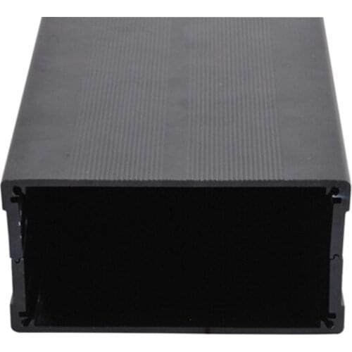 Superbat 2.20"X4.17"X6.30" Black Big Extruded Aluminum Junction Box Enclosure Case for DIY Instrument PCB Amplifier 56x106x160mm