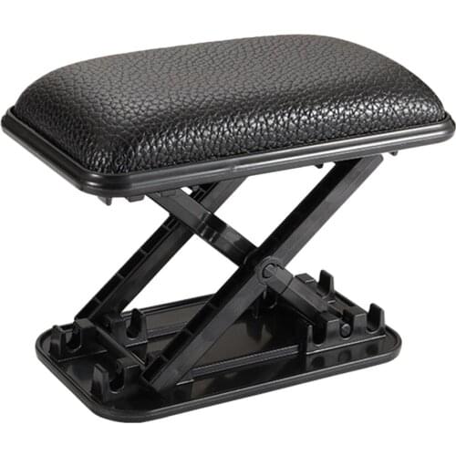 Universal Soft Car Armrest Cushion Memory Foam Car Seat Rest Pads Adjustable Height Elbow Support Adjustable driving armrest