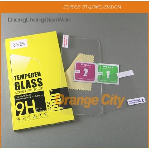 Glass LCD Screen Protector Bottom Clear Full Cover Protective Film Guard for New 2DS XL/LL 2DSXL/2DSLL ChengChengDianWan 5