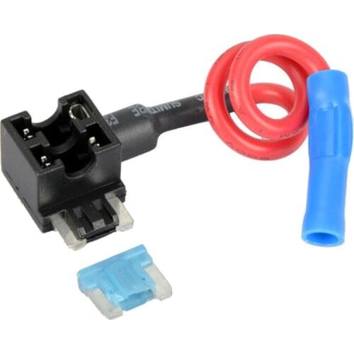 EE support Universal Car Accessories 10Pcs ACN TAP Mini Add-a-circuit ATM Low Profile Blade Style Fuse Holder + 15A