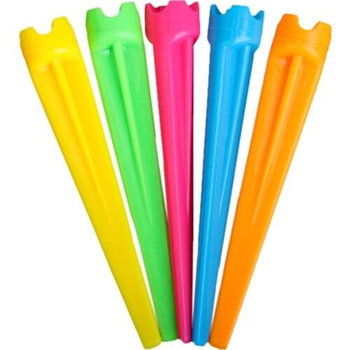 100pcs 78mm Golf Training Ball Tee Four Corner Mixed Color Golf Ball Holder Tees Outdoor Golf Tees Accessories Golf Tees