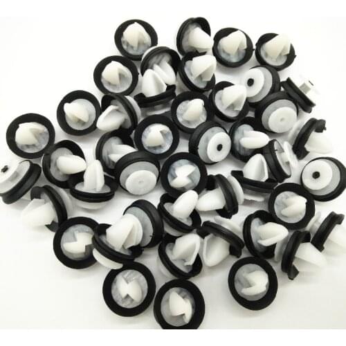 100x Car Interior Door Panel Card Trim Clips For Citroen C2 C8 C3 C4 PicassoPeugeot 307 206 508 Auto Fastener Clip Plastic Rivet