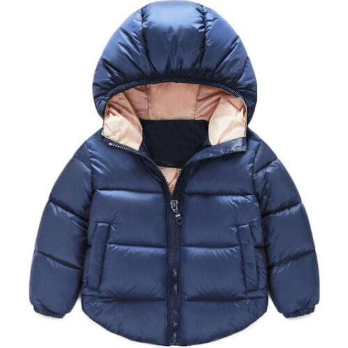 2018 New Winter Children Coat Clothing Boys And Girls Cotton Padded Jacket Kids Casual Clothes