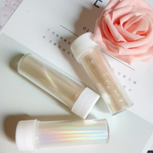 8cm Fashion Holographic Nail Foils Wide Clear Laser Transfer Sticker DIY Nail Decal For Manicure Salon Product