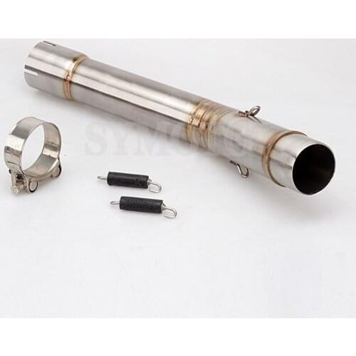 Motorcycle Exhaust Middle Link Pipe Accessories Escape Connection Pipe For Yamaha R6 1998 to 2017 2018 2019 YZF R6 Slip-on 51MM