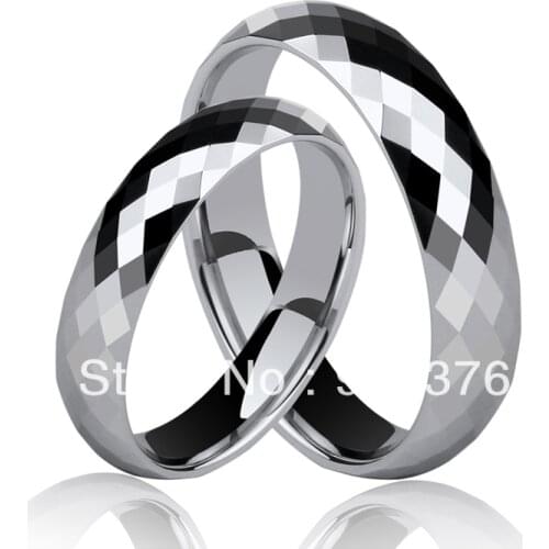 Free Shipping and Free Engrave Super Deal Size 4-12.5 Tungsten Cross Ring Woman Mans wedding Rings Couple Rings
