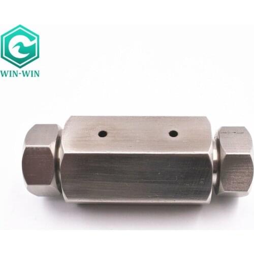 Waterejet parts HP Stainless Steel Coupling Assembly Straight Coupling 1/4 in