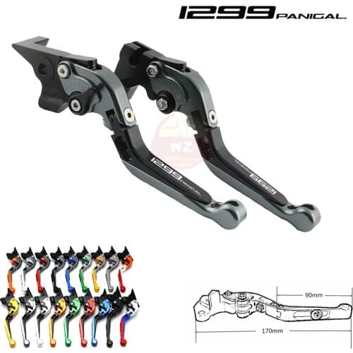 For Ducati 1299 Panigale / S / R PanigaleR 2015 2016 2017 2018 Motorcycle CNC Adjustable Folding Extendable Brake Clutch Levers