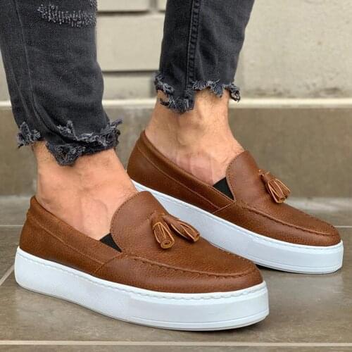 Knack Günlük Spor Klasik Ayakkabı 717 Taba Sizin İçin Şık Ve Harika Tasarım İle Üretildi Nefes Alan Kumaş Yeni Model