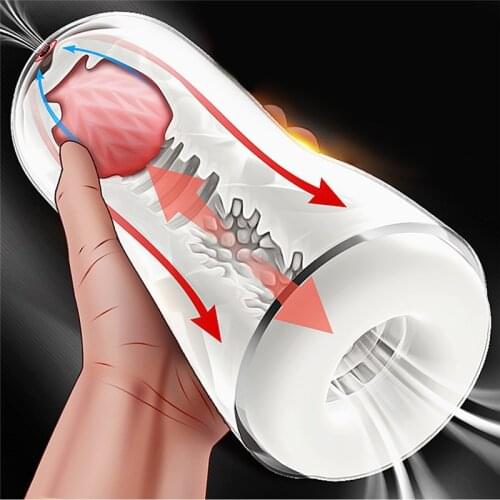 Male Masturbator Cup Soft Pussy Sex Toys Real Vagina Adult Endurance Exercise Sex Products Vacuum Pocket Cup for Men