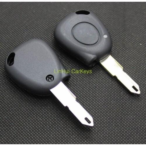 PINECONE for RENAULT Car Keys 1 Button Uncut Brass Blade Blank Suit for Renault Straight Key ABS Shell Structure 1PC