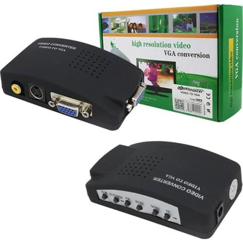 POWERMASTER PM-983 VİDEO TO VGA VIDEO CONVERTER * S-LINK SL-AV215