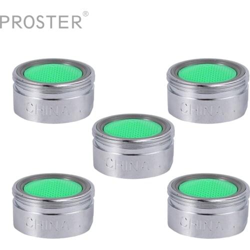 PROSTER 5PCS for Faucet aerator External M24 male Thread female perlator mixing External Thread female thread