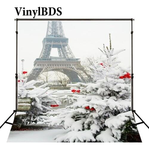 VinylBDS Christmas Backdrops Snow Spray White Scenic Backdrops Blue Backdrop Fotocall Infantil Background US Delivery