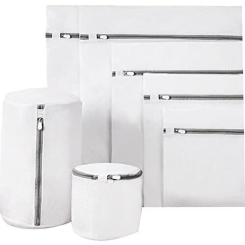 7 Pcs Mesh Laundry Bags,Travel Clothing Organizer Bags,Garment Washing Bags,for Shirts Pants Socks Underwear Gloves Etc