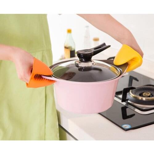 Silicone glove Thick Insulation Baking glove Heat resistant Nonstick Non-slip Kitchen utensils Oven Soup pot 1pcs