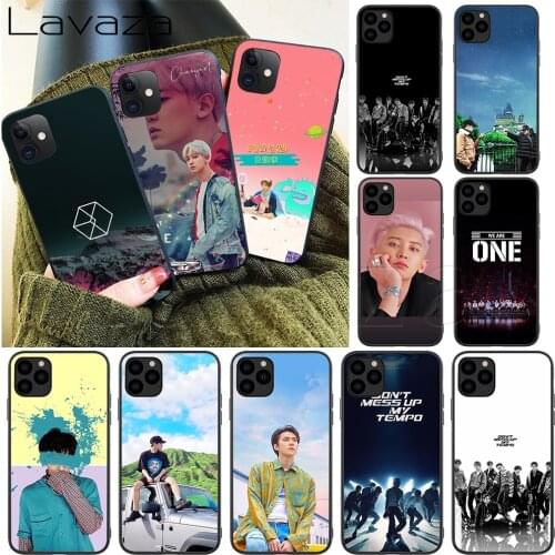 Lavaza EXO chanyeol Silicone Soft Case for iPhone 12 Mini 11 Pro XS Max XR X 8 7 6 6S Plus 5 5S SE