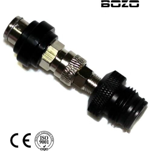 Airsoft Coil Remote hose line Slide Check Quick Disconnect With Male Fill Adapter (Multi-color) paintball New