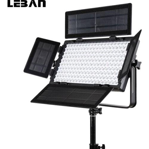 Falcon Eyes LP-2005TD LED Video Light 100W 200pcs LEDs Color Temperature Adjustable DMX System with LCD and Touch Panel Control