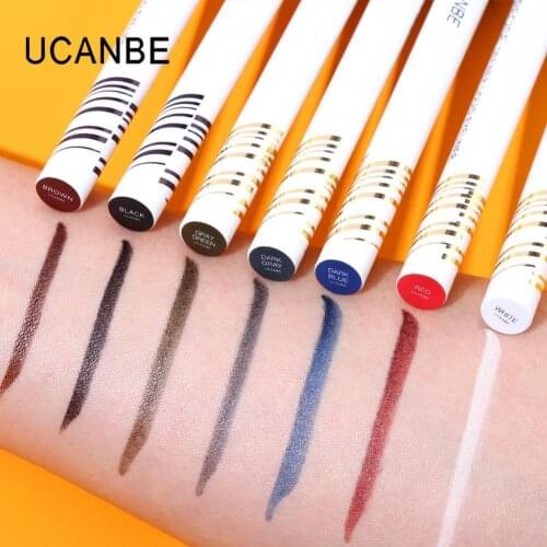 UCANBE Waterproof Eyeliner Long Lasting Liquid Black Brown Eye Liner Pen Make Up Cosmetic