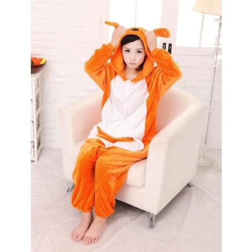 Adult Kangaroo Onesie Sleepsuit sleepwear Anime Cosplay Costume Unisex Cartoon Pajamas